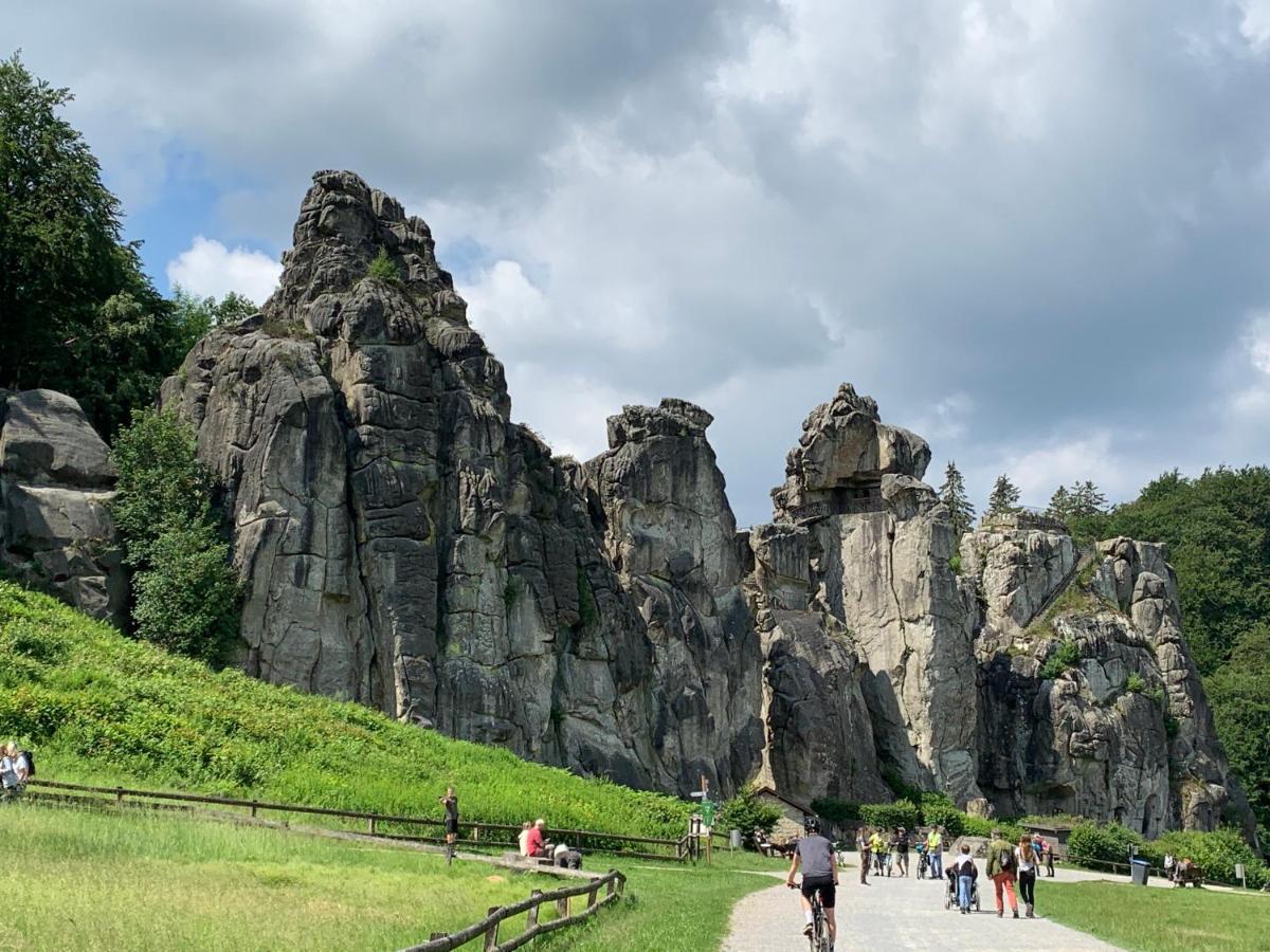 Gaestehaus Am Kurpark Hotel Garni Horn-Bad Meinberg Dış mekan fotoğraf