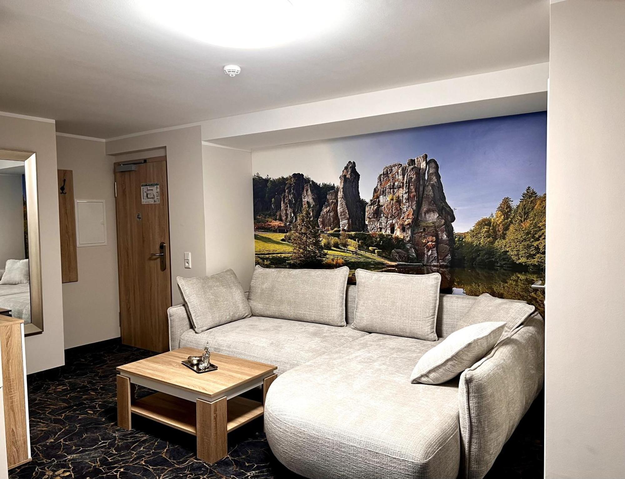 Gaestehaus Am Kurpark Hotel Garni Horn-Bad Meinberg Dış mekan fotoğraf